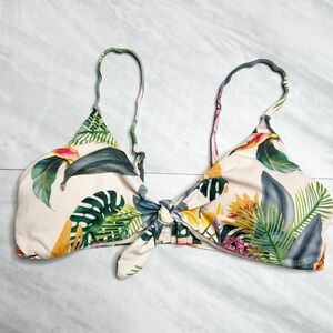 Eden in Love Floral Bikini Top Large